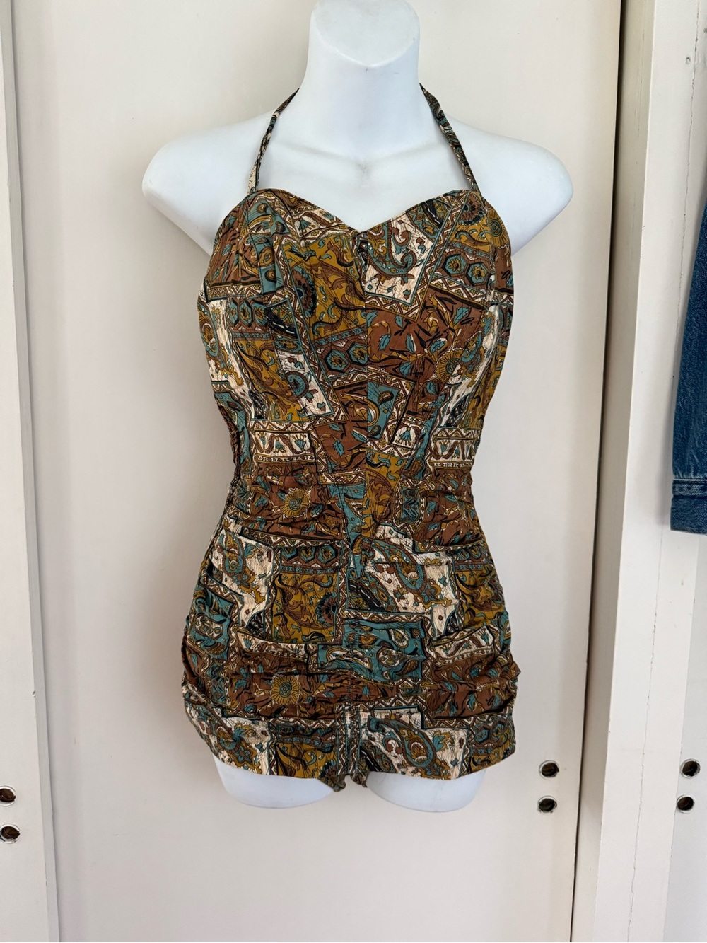 Vintage Jantzen swimsuit one piece retro pinup tiki rockabilly vintage size 16 - Picture 15 of 15